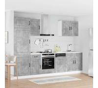 vidaXL Ensemble d'armoires Cuisine 7pcs Kalmar Blanc Bois d'ingénierie