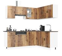 Ensemble d'armoires de cuisine 11 pcs Porto bois d'ingénierie vidaXL