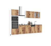 vidaXL Ensemble d'armoires de cuisine Kalmar 7 pcs en bois d'ingénierie Marron