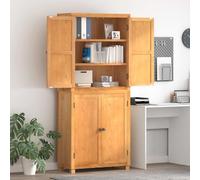Ensemble d'armoires Sto en bois d'ingénierie marron 80 x 35 x 185 cm, dispositif anti-basculement, grandes solutions Sto pour salon et chambre à coucher