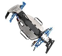 Ensemble d'armures de châssis RC pour Voiture Traxxas Slash 2WD 1/10 RC en Acier Inoxydable Plaque antidérapante Accessoires de Protection Anti-Collision