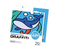 Ensemble d'art de voyage pour enfants avec motif de dessin animé, carnet de croquis pour salle de classe ou activités de plein air, livre de coloriage pour enfants