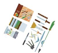 Ensemble D'art En Papier Pliable Créatif Pour Les Temps D'éducation Et De Liaison Familiale