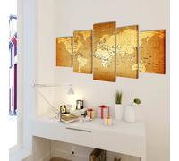 Ensemble d'Art Mural en Toile à 5 Panneaux - Thèmes et Tailles Variés vidaXL vid