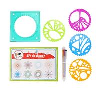 Ensemble D'Art Spirographe, Kit De Règle De Dessin D'Équipement De Créativité, Outil De Peinture En Spirale, Conception Artisanale, Jouet Éducatif, Papeterie Pour Enfants