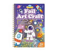 Ensemble d'artisanat amusant en aluminium pour les filles | Arrêtez et collez sur les alumes artisanat d'art | Activité créative de l'artisanat papier Reis Toy for Children Teenage Girls Boys Sons Fil