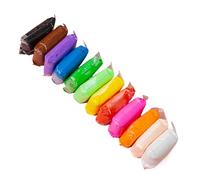 Ensemble D'artisanat En Argile Séchée À L'air Libre - Pack D'argile Douce Et Légère De 23 Cm De Longueur | Kit De Jeu Créatif De Vingt-quatre Couleurs, Accessoires De Sculpture, Cadeau D'apprentissage