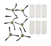 Ensemble d'aspirateurs et brosses latérales compatibles avec les séries M210 K2 K3 K4 Having and Life M210s M210b Robot Filter Comprend 6 Plus 6 Side Bru