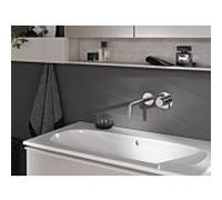 Ensemble d'assemblage final profond Herzbach 18.203756. 2000 .01 dissimulé, mitigeur lavabo , bec 160 mm, chromé