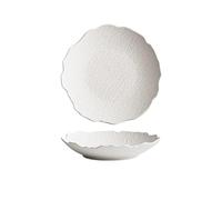 Ensemble d'assiettes en céramique, Ceramic Dinner Plate Black And White 9-11 inches(A,9 in)