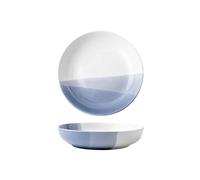 Ensemble d'assiettes en céramique, Stackable Ceramic Deep Dish Dinner Plates Multiple Sizes(A)