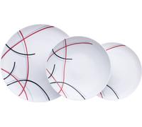 Ensemble d'assiettes, porcelaine de Carlsbad, Thun, Tom, lignes, 18 pièces