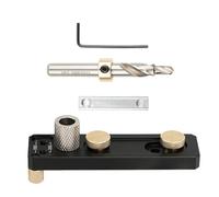 Ensemble d'assistant de poinçonnage en alliage d'aluminium pour travaux d'amélioration de précision à trou unique, ingénieurs et bricoleurs