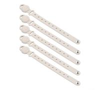 Ensemble d'attaches magnétiques en silicone durable pour gérer efficacement vos câbles où que vous soyez (blanc laiteux)
