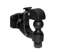 Ensemble d'attelage de remorque, Crochet D'attelage Noir Mat 2 "50mm, Boule De Remorquage Robuste 5 Tonnes, Barre De Remorquage De Voiture, Pièces De Camping-Car, Caravane, Accessoires De Camping-Car