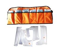 Ensemble d'attelles à air, ensemble d'attelles gonflables pour une utilisation de premier secours, attelle de protection contre les blessures par fracture, jambe, pied, cheville, bras, attelle de fixa