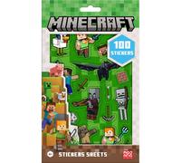Ensemble d'autocollants Kids Licensing Minecraft Vert 15x25 cm