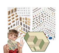-ensemble d'autocollants pour la maison, livre de chambre d'autocollants | Créez vos propres autocollants, autocollants de scrapbooking, décoration de planificateur, créez vos propres scènes de