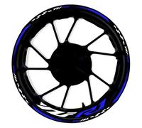 Ensemble D'autocollants Réfléchissants À Rayures pour Roues Moto 17 Pouces Autocollants Jante Imperméables pour Yamaha YZF R1
