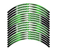 Ensemble D'autocollants Réfléchissants Rayures pour Roues Moto Autocollants Jante Imperméables pour Versys 650 LT 1000 SE 2023(Style 2)