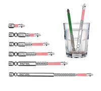Ensemble d'de Tournevis,Embout De Tournevis Compact Pour Perceuse | Accessoires Magnétiques Multifonctions Haute Performance Pour Travaux De Construction Bricolage Précision Détachage Perçage Serrage