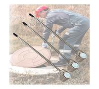 Ensemble de 1/2/3/4/6 louches télescopiques pour échantillonneurs d'eau, bécher pendule, louche et gobelet gradué avec perche/tige d'échantillonnage pour étang(3pcs,500ML 0.61-1.5m(2-5'))