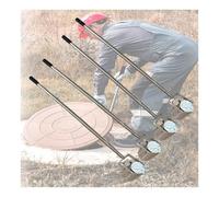 Ensemble de 1/2/3/4/6 louches télescopiques pour échantillonneurs d'eau, bécher pendule, louche et gobelet gradué avec perche/tige d'échantillonnage pour étang(4pcs,500ML 1.17-4m(3.8-13'))
