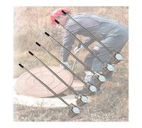 Ensemble de 1/2/3/4/6 louches télescopiques pour échantillonneurs d'eau, bécher pendule, louche et gobelet gradué avec perche/tige d'échantillonnage pour étang(6pcs,500ML 1.43-6m(4.7-19.7'))