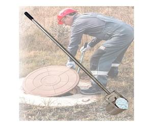 Ensemble de 1/2/3/4/6 louches télescopiques pour échantillonneurs d'eau, bécher pendule, louche et gobelet gradué avec perche/tige d'échantillonnage pour étang(1pc,500ML 1.11-3.0m(3.6-9.8'))