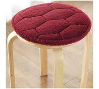 Ensemble De 1/2/4 Coussins De Chaise Ronds en Peluche, Coussin De Siège De Tabouret Rond for Manger, Chaises De Cuisine, Chaises De Bistro, Chaises De Bureau