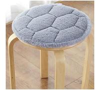 Ensemble De 1/2/4 Coussins De Chaise Ronds en Peluche, Coussin De Siège De Tabouret Rond for Manger, Chaises De Cuisine, Chaises De Bistro, Chaises De Bureau