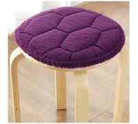 Ensemble De 1/2/4 Coussins De Chaise Ronds en Peluche, Coussin De Siège De Tabouret Rond for Manger, Chaises De Cuisine, Chaises De Bistro, Chaises De Bureau