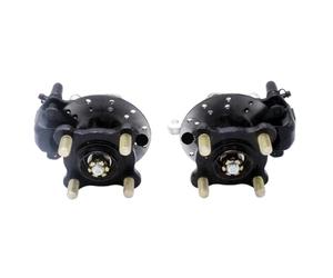 Ensemble de 1 Fusées de Direction Compatibles Avec Buggy 100 mm M14x4 | Convient pour kart et quad ; comprend moyeux de roue à disque de 130 mm et étrier de frein