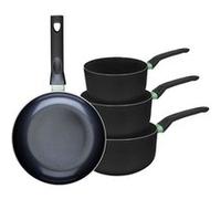 Ensemble de 1 poêle de 24 cm et 3 casseroles 16, 18 et 20 cm Fackelmann Brandao