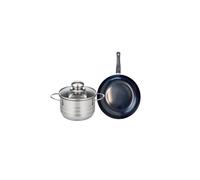 Ensemble de 1 Poêle de cuisson 20 cm et 1 faitout 16 cm Elo Prima Brillant