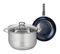 Ensemble de 1 Poêle de cuisson 20 cm et 1 faitout 24 cm Elo Prima Brillant