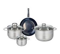 Ensemble de 1 Poêle de cuisson 20 cm et 3 faitouts 12, 16 et 20 cm Elo Prima Brillant