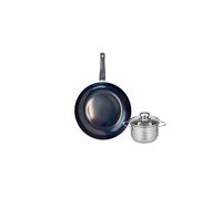 Ensemble de 1 Poêle de cuisson 24 cm et 1 faitout 14 cm Elo Prima Brillant Elo
