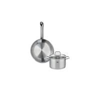 Ensemble de 1 Poêle de cuisson 24 cm et 1 faitout 16 cm Profi Citrin Elo