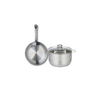 Ensemble de 1 Poêle de cuisson 24 cm et 1 faitout 20 cm Profi Brillant Elo