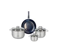 Ensemble de 1 Poêle de cuisson 24 cm et 3 faitouts 12, 16 et 20 cm Prima Brillant Elo