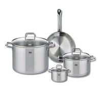 Ensemble de 1 Poêle de cuisson 24 cm et 3 faitouts 12, 20 et 26 cm Elo Profi Citrin