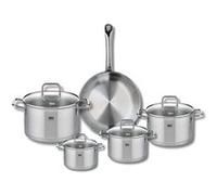 Ensemble de 1 Poêle de cuisson 24 cm et 4 faitouts 12, 14, 16 et 20 cm Elo Profi Citrin