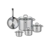 Ensemble de 1 Poêle de cuisson 24 cm et 4 faitouts 12, 14, 16 et 26 cm Profi Citrin Elo