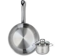 Ensemble de 1 Poêle de cuisson 28 cm et 1 faitout 12 cm Profi Brillant Elo