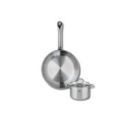 Ensemble de 1 Poêle de cuisson 28 cm et 1 faitout 14 cm Profi Citrin Elo