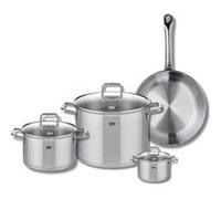 Ensemble de 1 Poêle de cuisson 28 cm et 3 faitouts 12, 20 et 26 cm Elo Profi Citrin