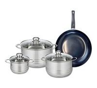 Ensemble de 1 Poêle de cuisson 28 cm et 3 faitouts 14, 20 et 24 cm Elo Prima Brillant