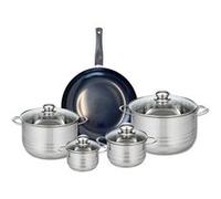 Ensemble de 1 Poêle de cuisson 28 cm et 4 faitouts 12, 14, 20 et 24 cm Elo Prima Brillant