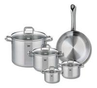 Ensemble de 1 Poêle de cuisson 28 cm et 4 faitouts 12, 14, 20 et 26 cm Elo Profi Citrin